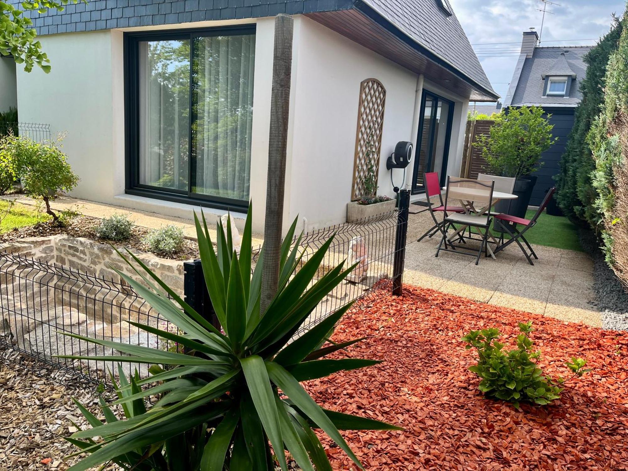 Ferienwohnung Au Jardin Ginkgo Quimper Exterior foto