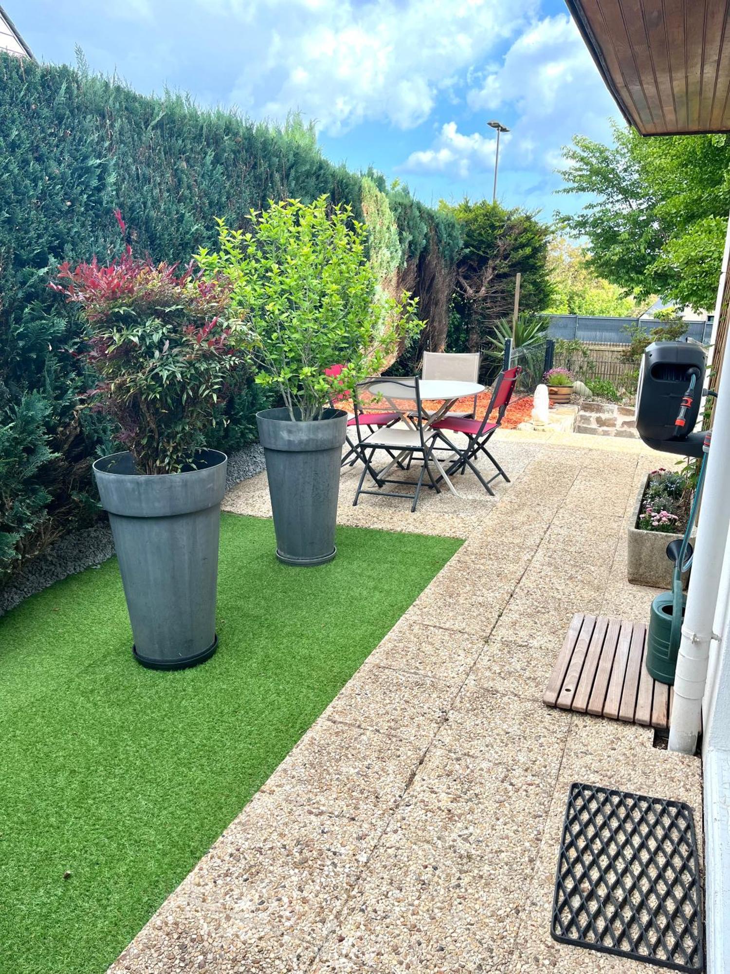 Ferienwohnung Au Jardin Ginkgo Quimper Exterior foto